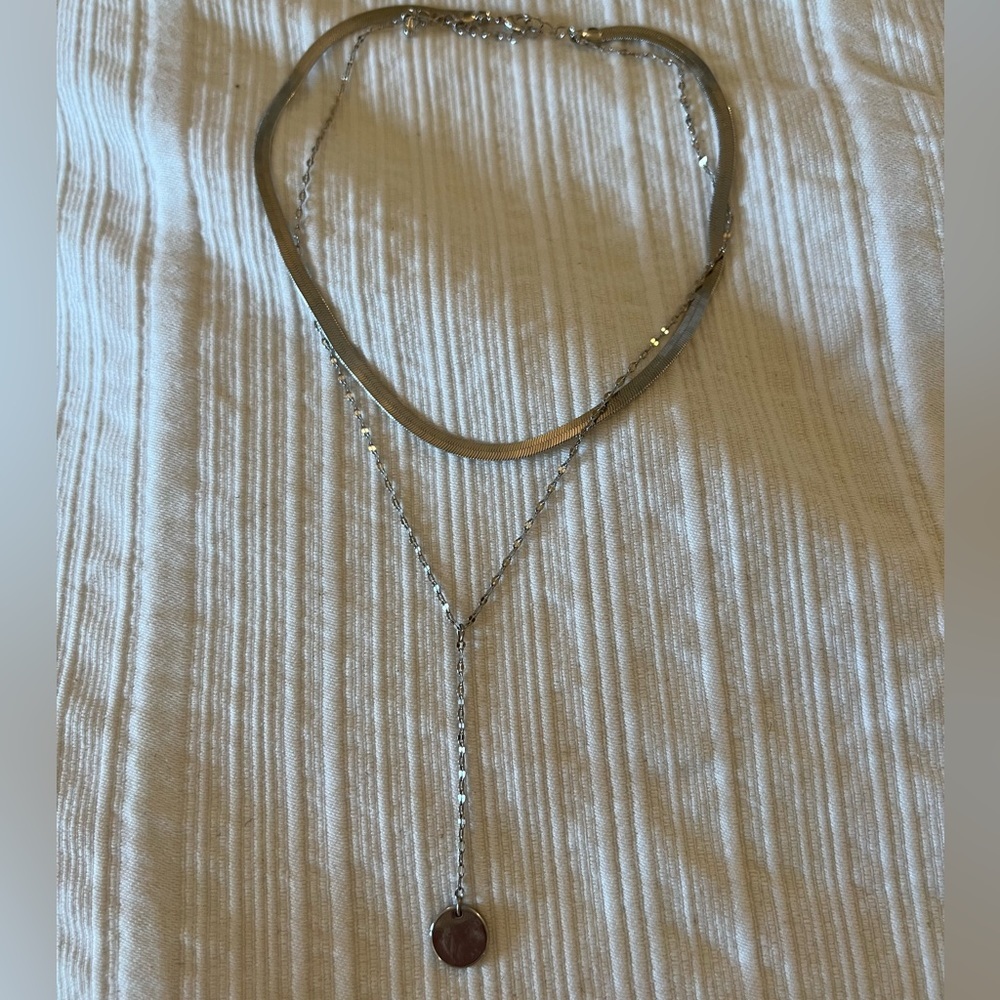 Silver necklace